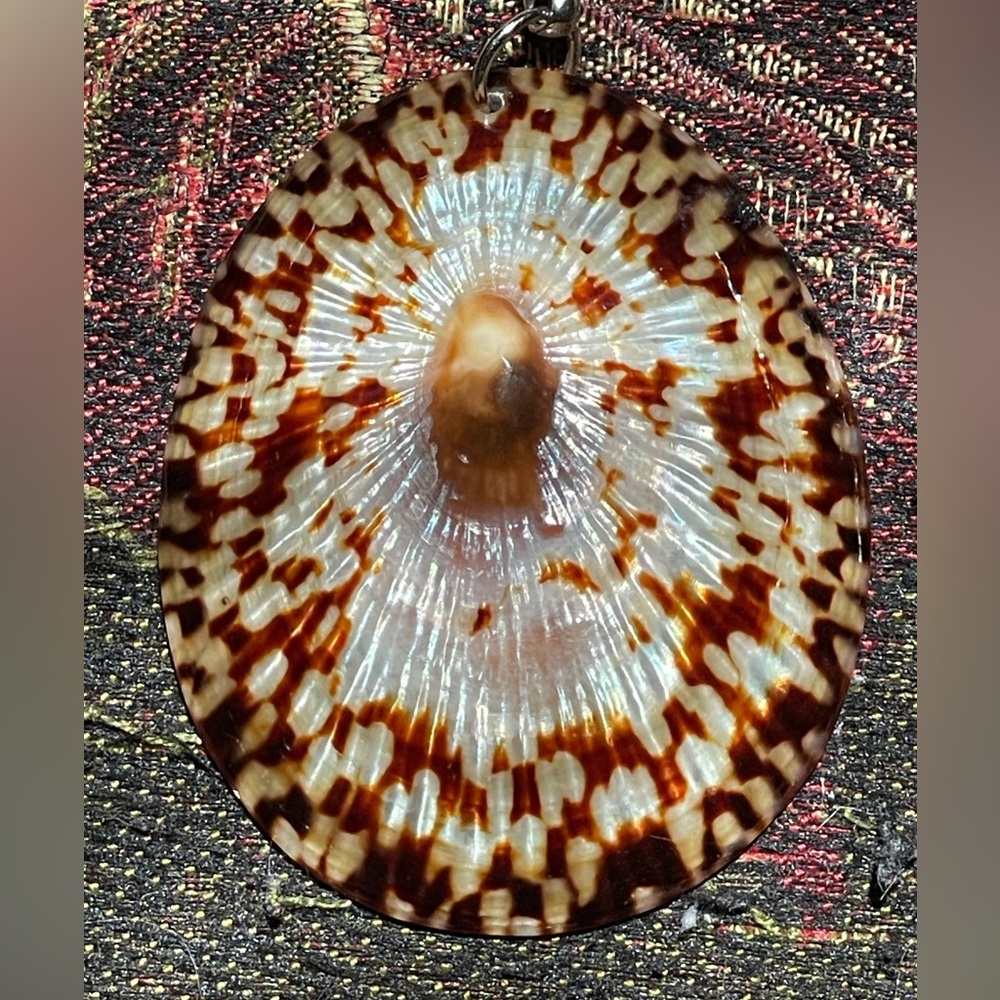 Beautiful shell purse charm/keychain, vintage - Picture 2 of 7